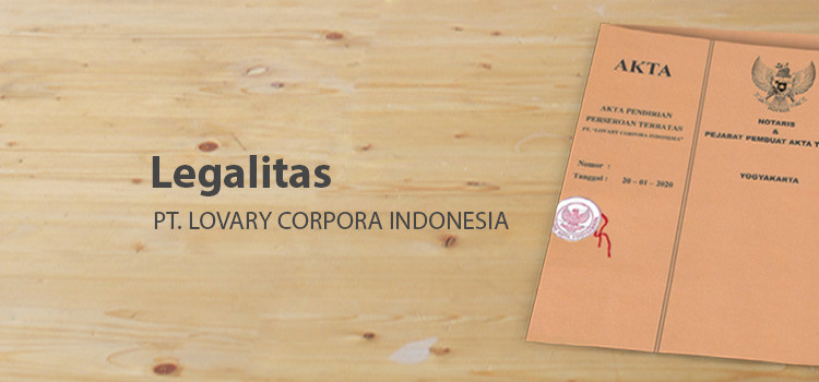 Legalitas PT Lovary Corpora Indonesia