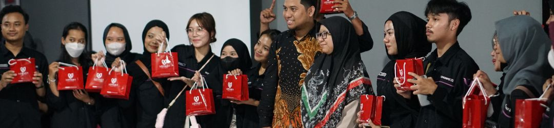 Lovary Menerima Kunjungan Mahasiswa UNJAYA